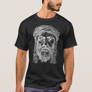 Jesus trägt eine Krone von Thorns Christlichen T- T-Shirt