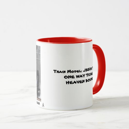 Jesus Train Tasse (VorderseiteRechts)