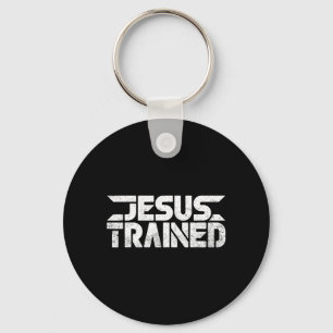 Jesus trainierte christliches Gott Familienringen Schlüsselanhänger