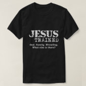 Jesus trainierter Wrestling Pullover Hoodie (Design vorne)