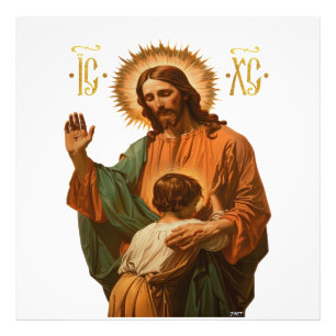 Jesus trifft die Wahl Fotodruck