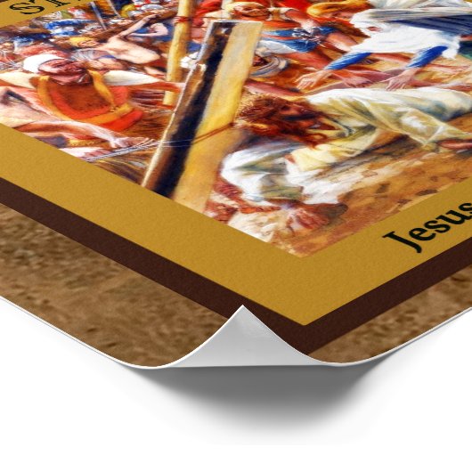 Jesus trifft seine Mutter Station 4 Poster (Ecke)