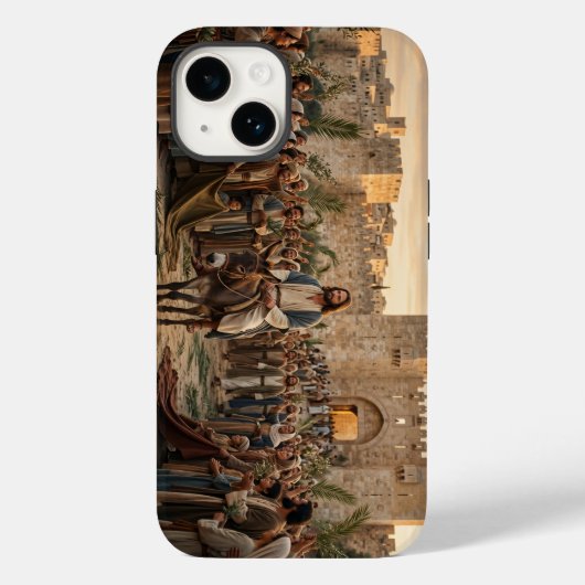 Jesus Triumphal Entry Palm Christian iPhone Case (Rückseite)