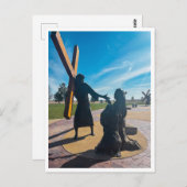 Jesus tröstet die Frauen Jerusalems Postkarte (Vorne/Hinten)