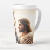 Jesus tröstet ein Pferd im Himmel Milchtasse (Rechte Ecke)