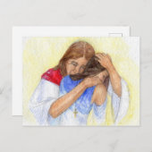 "Jesus tröstet uns." Postkarte (Vorne/Hinten)