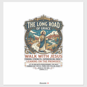 Jesus Trucker Long Haul T-Shirt Inspirierend Gemac Aufkleber