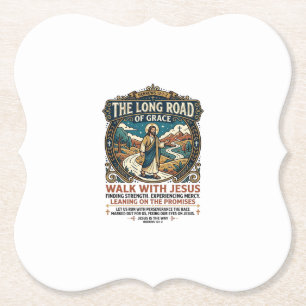 Jesus Trucker Long Haul T-Shirt Inspirierend Glaub Untersetzer
