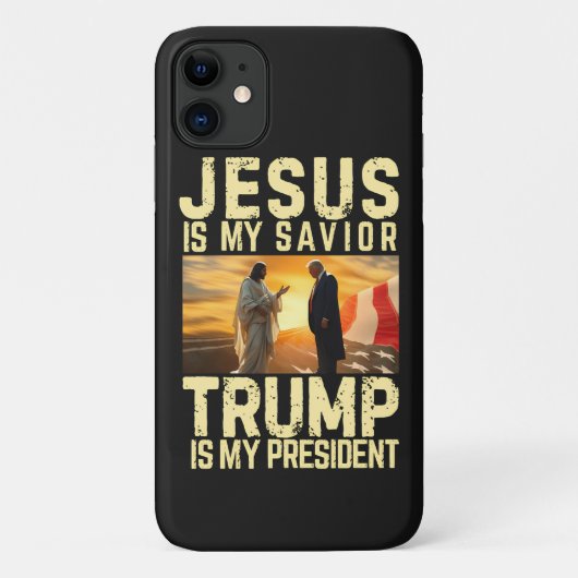 Jesus Trump - Jesus Is My Lord Savior Case-Mate iPhone Hülle (Rückseite)