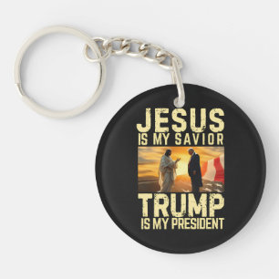 Jesus Trump - Jesus ist mein Herr Erlöser Schlüsselanhänger