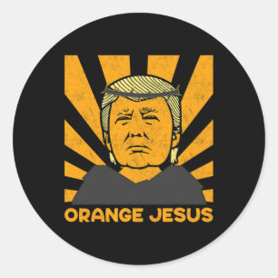 Jesus Trump macht Amerika wieder zu einem großen T Runder Aufkleber