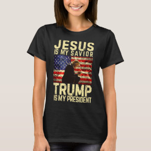 Jesus Trump T-Shirt - Jesus ist mein Lord Retter T