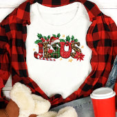 Jesus Typografie Christlicher Glaube Weihnachten Tri-Blend Shirt