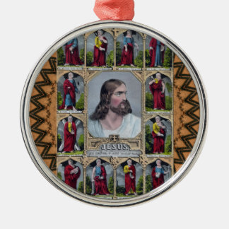 Jesus u. die 12 Apostel Silbernes Ornament