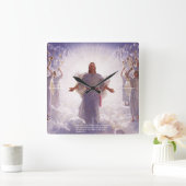 Jesus u. seine Engel 1 Wanduhr (Zuhause)