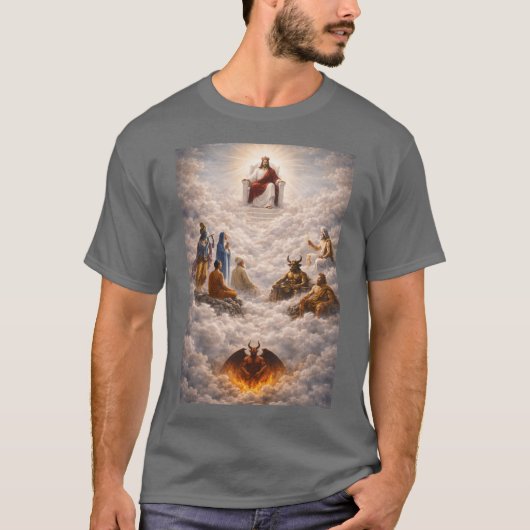Jesus über allen Göttern T-Shirt (Vorderseite)