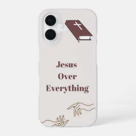 "Jesus über alles" IPhone Fall 16 Hülle