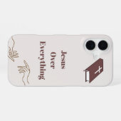 "Jesus über alles" IPhone Fall iPhone 16 Hülle (Rückseite (Horizontal))