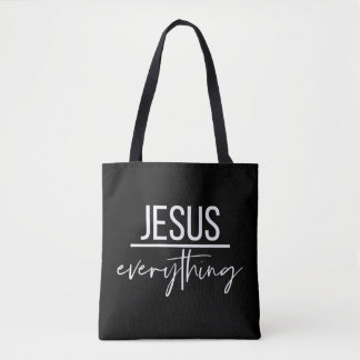Jesus über alles Religiöse Christliche Christus o Tasche
