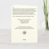 Jesus Übergabe Novena katholisches Gebet Karte (Rückseite)