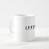 Jesus übernimmt das Steuer Kaffeetasse (Vorderseite Links)
