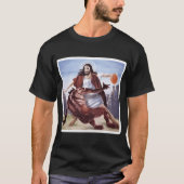 Jesus überquert den Satan Basketball T-Shirt (Vorderseite)