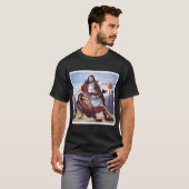 Jesus überquert den Satan Basketball T-Shirt (Vorne ganz)