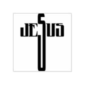Jesus überquert die Silhouette Briefmarke Gummistempel (Prägung)