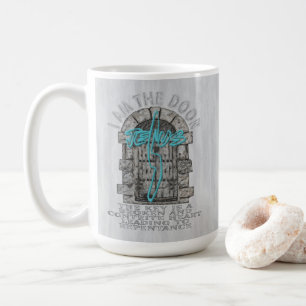 Jesus überquert die Wägung eines T-Shirts Kaffeetasse
