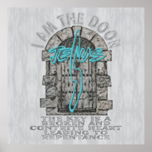 Jesus überquert die Wägung eines T-Shirts Poster