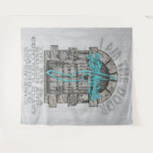 Jesus überquert die Wägung eines T-Shirts Wandteppich (Vorderseite (Horizontal))