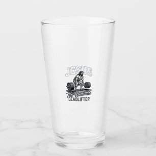 Jesus Ultimate Deadlifter Vintage Vector T-Shirt D Glas