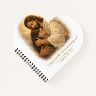 Jesus umarmt seine Tochter – ewige Liebe Post Notizblock