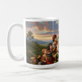 Jesus umgeben von Kindern Kaffeetasse (Links)