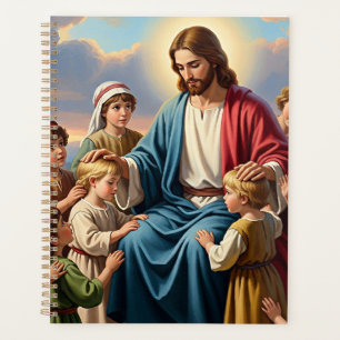 Jesus umgeben von Kindern Planer