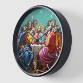 Jesus und 12 Jünger Wall Uhr (Winkel)