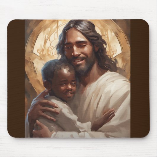 Jesus und Angel Mousepad (Vorne)