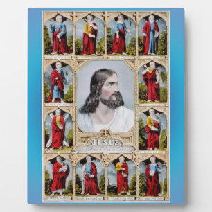 Jesus-und-Apostel-Tafel Fotoplatte