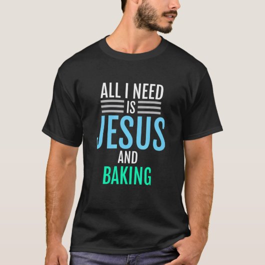 Jesus und Backen Christlich Katholisch Bäcker Tee (Vorderseite)