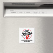 Jesus und Baseball-Mannschaft Jesus Christlich Mat Magnet (In Situ (Geschirrspüler))