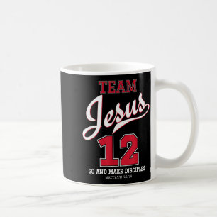 Jesus und Baseball-Mannschaft Jesus Christliches T Kaffeetasse