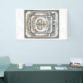 Jesus und Baseball Vintage Christlich Banner (Messeveranstaltung)
