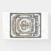 Jesus und Baseball Vintage Christlich Banner (Horizontal)