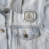 Jesus und Baseball Vintage Christlich Button (Beispiel)