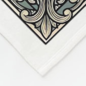 Jesus und Baseball Vintage Christlich Fleecedecke (Ecke)