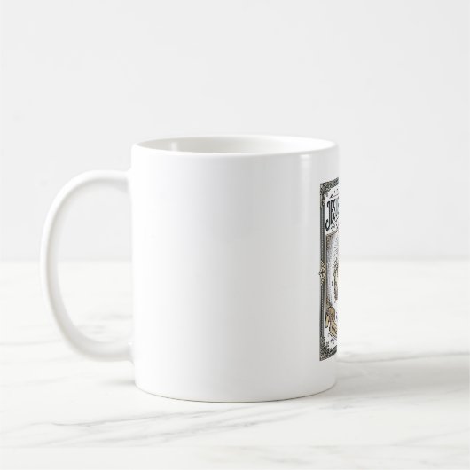 Jesus und Baseball Vintage Christlich Kaffeetasse (Links)
