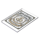 Jesus und Baseball Vintage Christlich Notizblock (Linke Seite)