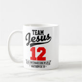 Jesus und Baseballteam Jesus Christlich Matthäus 2 Kaffeetasse (Links)