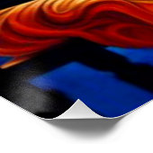 Jesus und Buddha teilen sich die Mahlzeit Poster (Ecke)