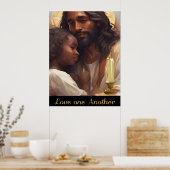 Jesus und Child Christlich Poser Poster (Küche)